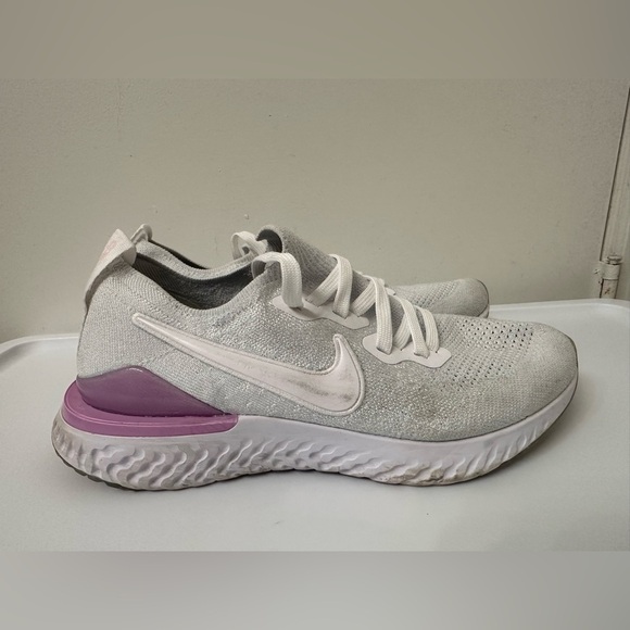 Nike Shoes - Nike Epic React Flyknit 2 White - Women's size 9.5